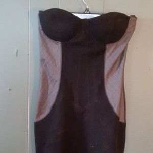 Black and grey dress